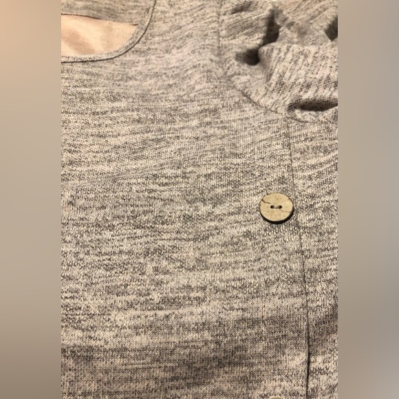 Women’s dusty rose colored sweater dress with accent buttons size extra large - Picture 5 of 8